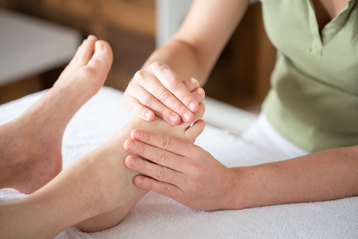 Fußreflexzonenmassage